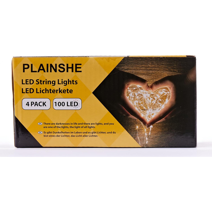 Акумулятор казкових вогнів - 4 шт. , 100 світлодіодних гірлянд 10м 8 режимів пульт дистанційного керування, дріт з таймером казков