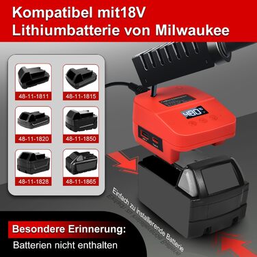 Акумуляторний паяльник для батареї Milwaukee M18 18V, швидке нагрівання, електрична цифрова LCD паяльна станція з USB і Type-C пор