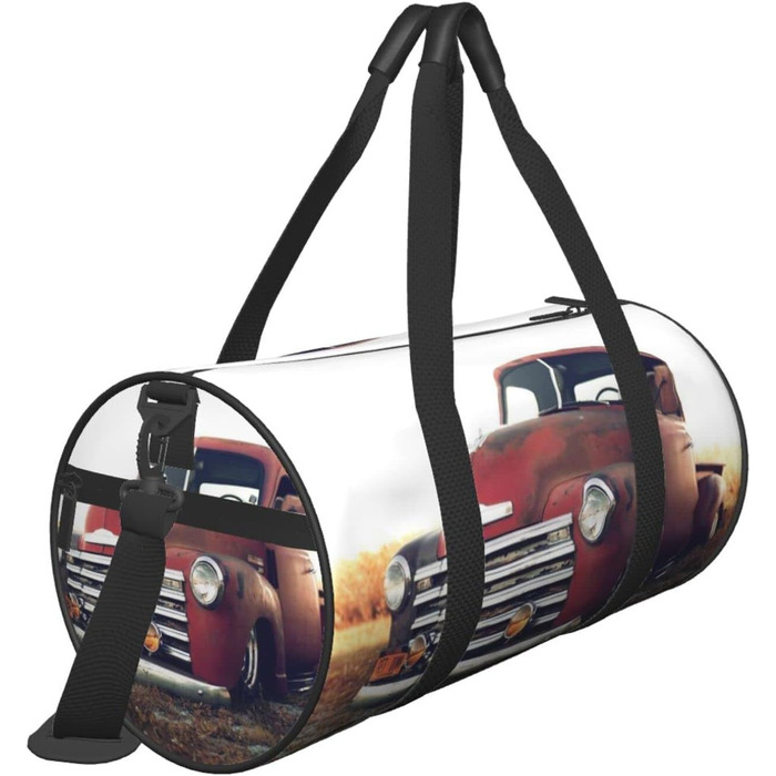 Універсальна дорожня сумка, спортивна сумка для чоловіків та жінок, червоний вантажний автомобіль, мішок для подорожей, спортивна сумка