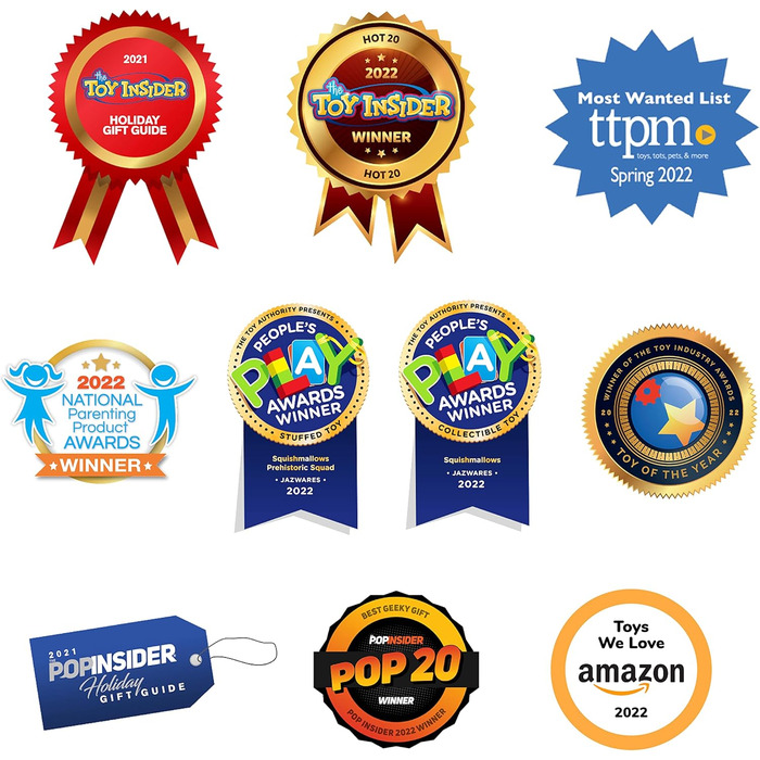 Сквішмелоу SQK0303 - Стіч 35 см, офіційна плюшева іграшка Jazwares, суперм&39яка