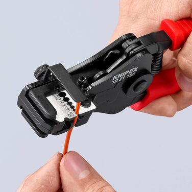 Кніпекс (KNIPEX) кліщі для зняття ізоляції з контурними ножами, 12 21 180