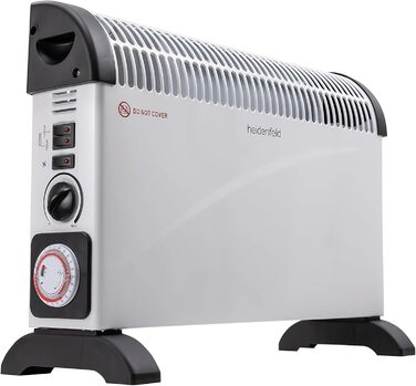 Електричний конвекторний обігрівач Heidenfeld HL200 Конвекторний обігрівач потужністю 3 Вт - 2000 Вт - конвектор - термостат - захист від замерзання - електричний обігрівач - опалення - вентиляторний обігрівач - до 25 м (з турбонаддувом)