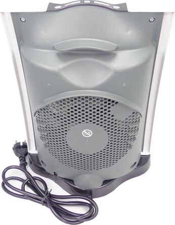 Тепловентилятор Aktobis, електричний обігрівач, обігрівач для ванної кімнати, обігрівач для вологих приміщень WDH-E20 (2 кВт) IP21 2 кВт / IP21 (вологі приміщення)