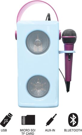 Колонка Lexibook Frozen BTP185FZZ, бездротова, з мікрофоном, синя