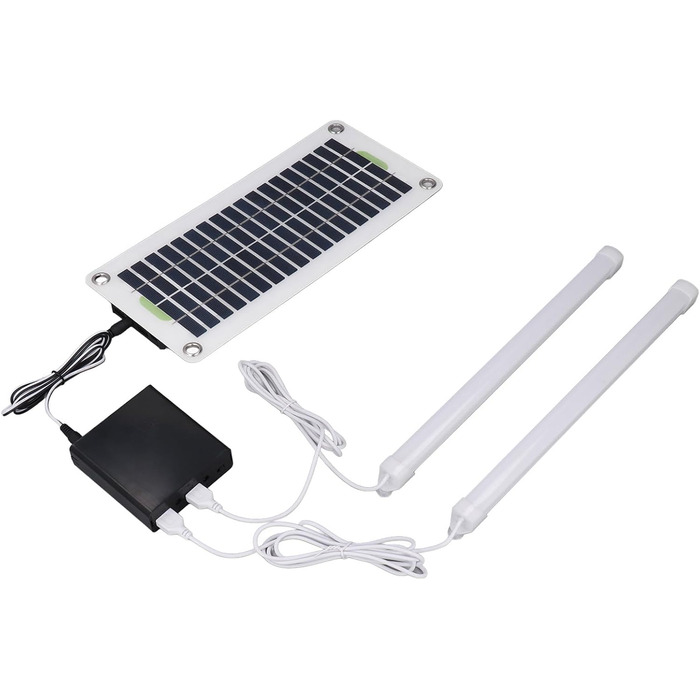 Ліхтар для кемпінгу потужністю 30 Вт з водонепроникним акумуляторним блоком, двома USB-портами 12 В/5 В для використання в наметах та на природі