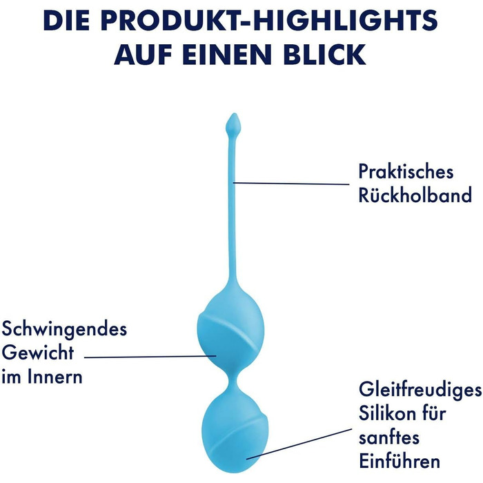 Тренажер тазового дна EIS для жінок, силікон, 4,2 см