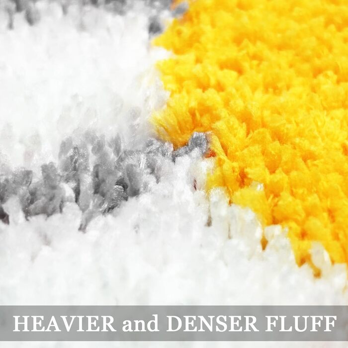 Сірий килимок для ванної кімнати, ромашки, милий килимок для ванної, квітковий візерунок, нековзний, абсорбуючий, мікрофібра, декор для ванної кімнати, спальні, акуратні кімнати, раковини, 60x130 см Сірий, білий 24&39 x 51&39 (нерегулярний)