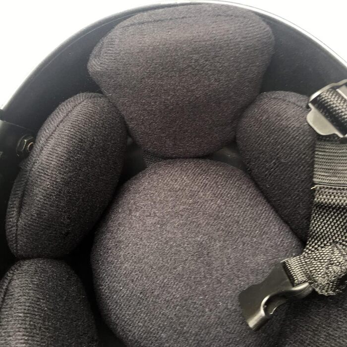 Шолом Fast з м&39якою підкладкою, розмір 22,05-23,62 дюйма, регульований, універсальний страйкбольний шолом для пейнтболу з бічними планками, кріпленням для NVG для полювання (чорний)