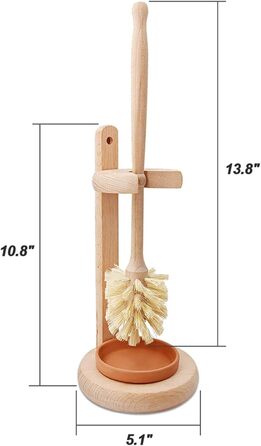 Набір щіток і тримачів для унітазу Lckiioy 2X, щітка для чищення унітазу для ванних кімнат, скребок для унітазу з ручками