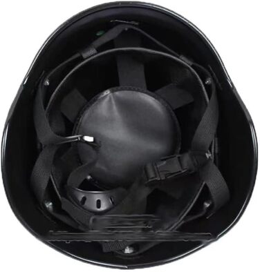 Шолом M88 Riot, легована сталь 1,5 мм зі шкіряною підкладкою, регульований ремінець для підборіддя для страйкболу, тактичного пейнтболу