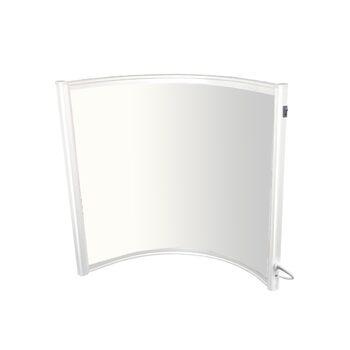 Інфрачервоний окремостоячий обігрівач Knighaus Інфрачервоний дуговий обігрівач - 300 Вт із сертифікацією TV/GS 5-річна гарантія виробника Ідеально підходить як настільний обігрівач Стійка підставка - Білий - 300 Вт