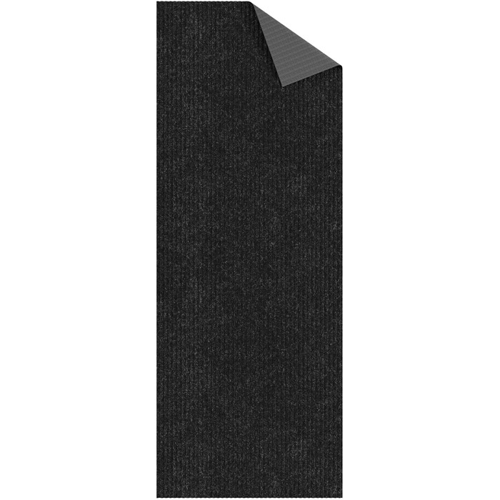 Колекція Ottomanson Scrabe Rib Нековзка гумова основа, суцільний дизайн, 70 x 50 см, для використання всередині та зовні приміщень, 70 x 50 см, чорний Чорний 2&397&39&39 x 20&39