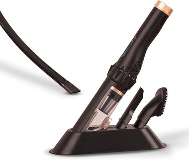 Акумуляторний ручний пилосос без мішка - акумуляторний пилосос з великою кількістю аксесуарів, включаючи довгу гнучку насадку - та