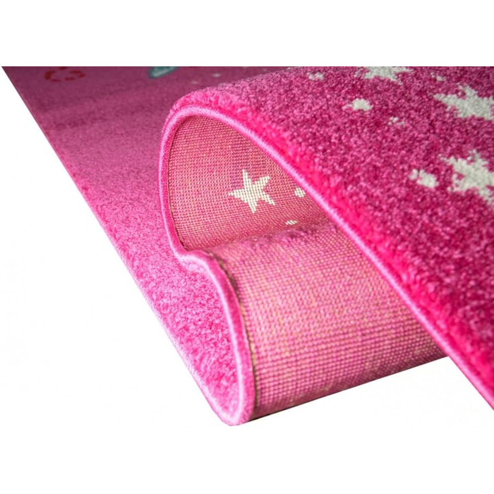 Дитячий килимок ігровий килимок дитяча кімната дівчинки чарівна фея Tinkerbell Рожевий розмір 200 х 290 см