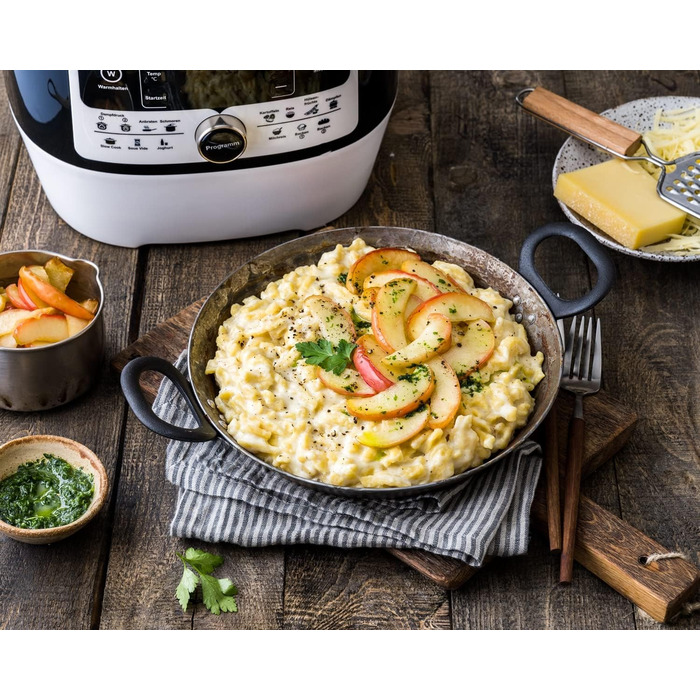 Електрична пароварка MD 1000 'MeinHans - оригінал - 14 автоматичних програм, регульованих від 40 C до 170 C, 2 рівні тиску пари, к