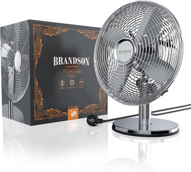 Дизайн настільного вентилятора Retro - Вентилятор з 3 налаштуваннями швидкості - мобільний вентилятор - коливання 80, кут нахилу п