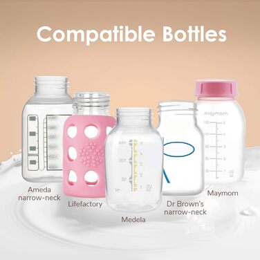 Сумісний з молоковідсмоктувачами Medela PersonalFit, Freestyle, Harmony, Maxi, Freestyle Flex connector Підключення до роз&39єму M