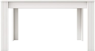 Дерев&39яний обідній стіл Merax, прямокутний обідній стіл, сучасний кухонний стіл для вітальні та їдальні, 116Д x 65Ш x 75В см, білий