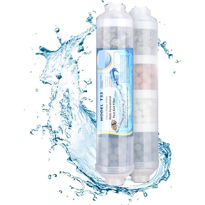 Фільтр для води під раковиною. Мінералізуючий слабколужний багатоступеневий фільтр із каменю Майфан з фільтром дальнього інфрачервоного випромінювання PH/кальцію з 2-компонентним розємом (6t 6 точок)