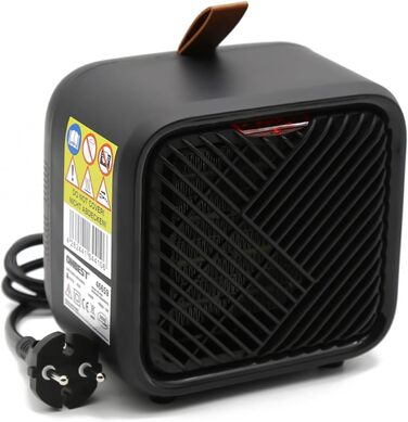 Керамічний електричний вентилятор-обігрівач 3-в-1 маленький та тихий електричний обігрівач з термостатом (1000/1500 Вт вентилятор 4 Вт), енергозберігаючий електричний обігрівач/дуводув для використання в приміщенні