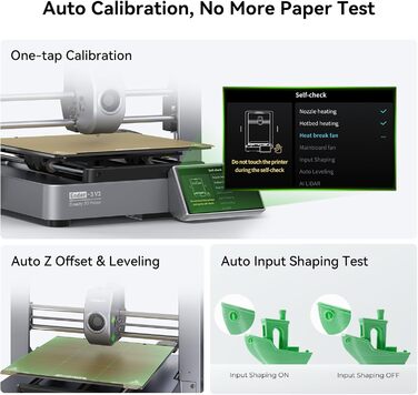 Принтер Creality Ender 3 V3, висока швидкість 600 мм/с із суцільнометалевою конструкцією, новий CoreXZ із прямим екструдером із по