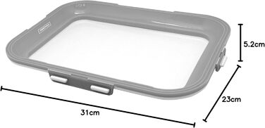 Багаторазова вакуумна ємність для зберігання продуктів ідеально підходить для фруктів, овочів, мяса та риби, 889