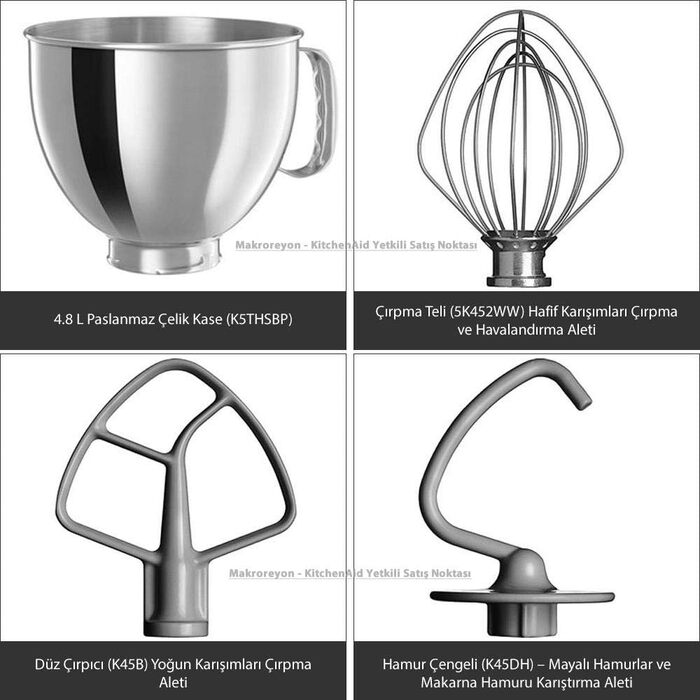 Кухонний комбайн Artisan з базовим обладнанням, імперський червоний Imperial Red, 144279 5KSM125EER