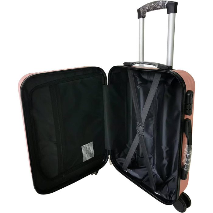 Набір валіз 2 шт. Frenzi Rosegold, колекція NTK дорожній багаж з твердим корпусом