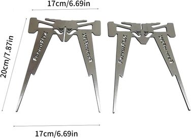Регульована, складна підставка для плити, міцна конструкція, ергономічні кемпінгові грилі для походів, незамінні, нержавіючі для приготування їжі на свіжому повітрі