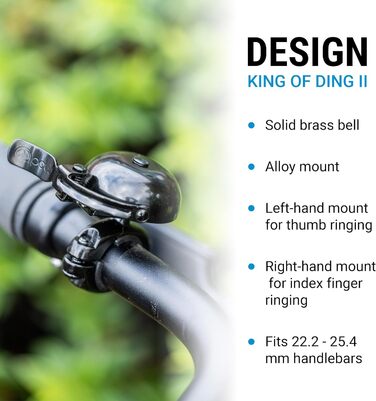 Велодзвінок King of Ding II від Portland Design Works