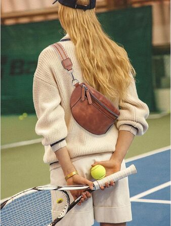 Жіноча сумка на поясі, жіноча сумка з поліуретанової шкіри з широким ремінцем, жіноча сумка на плече з невеликим регульованим ремі