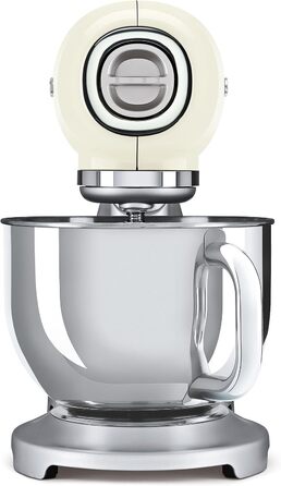 Кухонний комбайн Smeg SMF02SVUK/PBUK/PGEU SMF02CREU 4,8 л Крем, 18/10 Сталь, 4,8 літра, Білий
