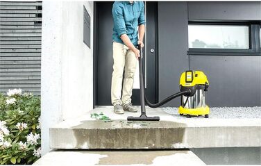 Акумуляторний пилосос для вологого/сухого прибирання Krcher 36 В WD 3 Battery Premium, патронний фільтр, шланг 2 м, об'єм контейне