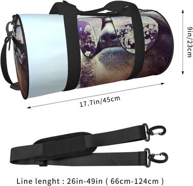 Дорожня сумка-мішок Ледачий турист з сонцезахисними окулярами, спортивна сумка для чоловіків та жінок