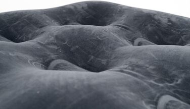 Надувний матрац Bo-Camp, велюр, Air-XL, 1 особа - 200 x 78 x 23 см, зелений/сірий