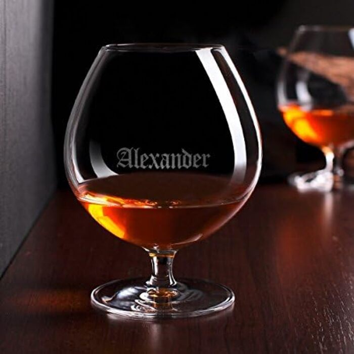 Іменний нюхач для коньяку з безкоштовним гравіюванням імені 585 мл