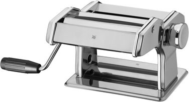 Ручна машина для пасти WMF Gourmet зі сталі, 19,5x12,5x12,5 см, 9 рівнів товщини тіста, для листів та локшини різної ширини