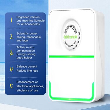 Енергозберігаюча, енергозберігаюча коробка - 90-250 В енергозберігаюча - високоефективний інтелектуальний електричний заощаджувач, енергозберігаюча вилка, енергозберігаючий пристрій для дому