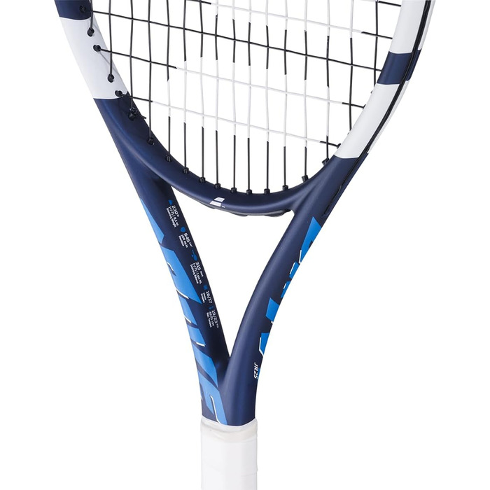 Тенісна ракетка Babolat Drive Junior, синьо-червона, графітова та алюмінієва рама, легка 230 г, ідеально підходить для юних гравців віком 9-11 років