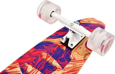 Лонгборд Kicktail 92 см cruiser street surfing повний компліт для стріт серфінгу карвінгу трюків 7-шаровий клен ABEC-9 kicktail для оллі та маневрів оригінал 2025