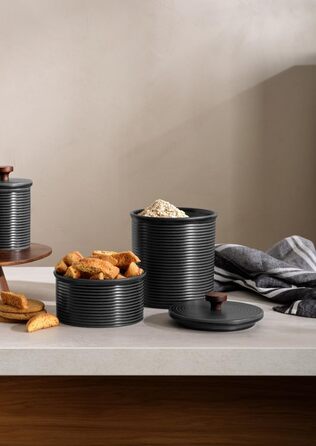 Контейнер для зберігання ASA kitchen&39art чорний Ø 13,5 см