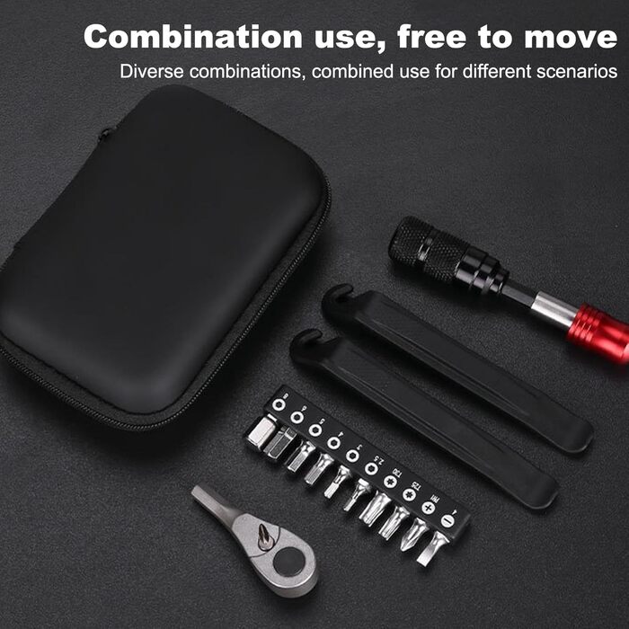 Набір інструментів для ремонту велосипедів Tragbares Bikes Reparaturset багатофункціональний