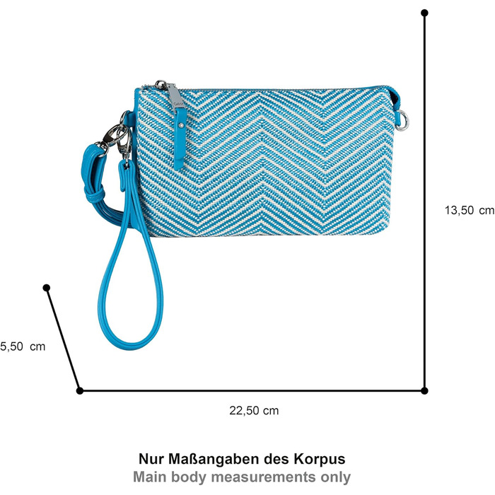 Блакитний клатч для жінок, 004583