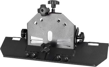Фаска для плитки, Проста у використанні, Металева, Портативна, Стабільна, Фаска для плитки, Висока ефективність, 45 градусів, для кутової шліфувальної машини 115 125 (чорний гвинт і гайка)