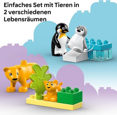 Сім&39ї диких тварин Пінгвіни та Леви, КОНСТРУКЦІЯ та ігровий набір, який дозволяє дітям дошкільного віку від 2 років грати фантаз