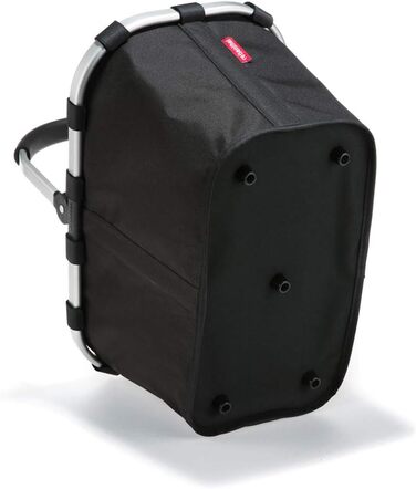 Сумка Reisenthel з сумкою-холодильником, кошик для покупок, сумка для покупок, Isobag, ізольована сумка, сумка-холодильник, кошик-холодильник (чорний сріблястий Twist)