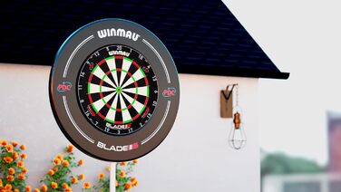 Підставка для дротиків WINMAU Xtreme Dartboard 2.0 - Портативна, регульована та окремостояча - Система кріплення дротиків у формі штатива - Професійний аксесуар для дротиків - Сумісний з усіма дротиками Winmau