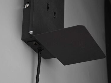 Стільний настінний LED-світильник Trio Leuchten Element 222570232, матовий чорний метал, 1 x 3 Вт, з USB-портом для зарядки
