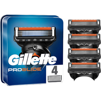 Наповнювачі для чоловічих бритв Gillette ProGlide, 4 шт. и, з 5 антифрикційними лезами для ретельного, тривалого гоління 4 заправними лезами