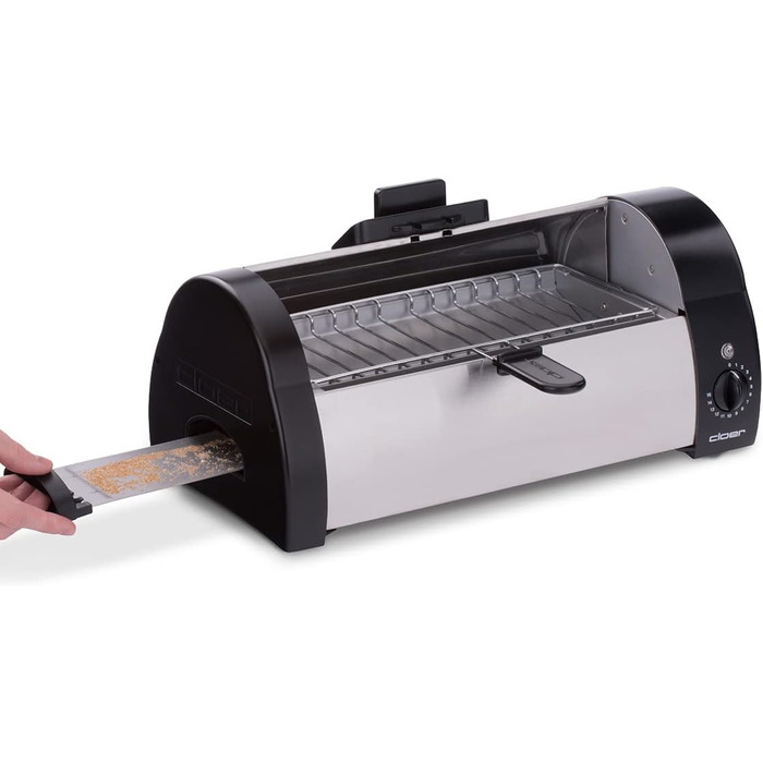 Хлібобулочний бейкер для випічки булочок, тортів або дріжджових частинок 570 Вт, матовий корпус з нержавіючої сталі, 3080